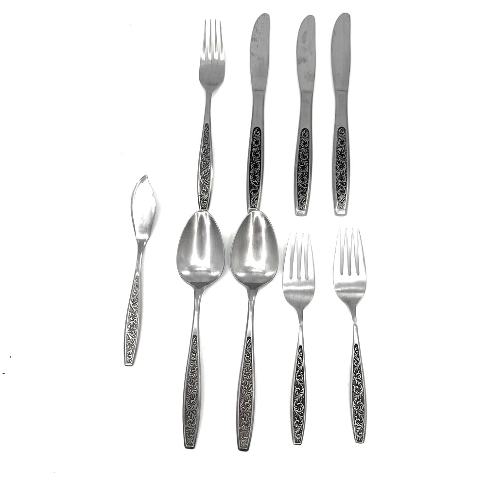 9 Hanford Forge HF Stainless Japan DEL PRADO Knives Forks Spoons